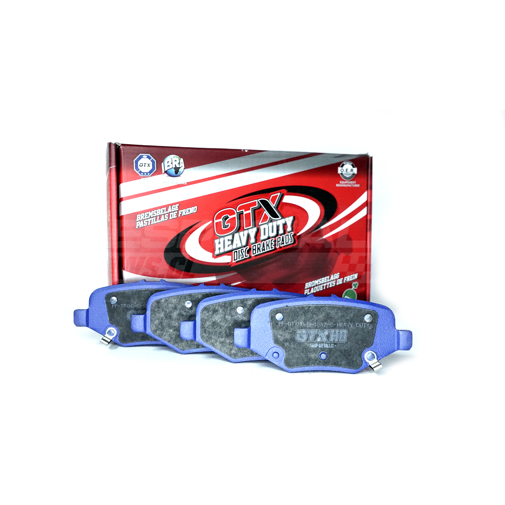 Pastillas de freno GTX Heavy Duty codigo 1236 S