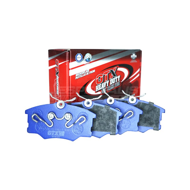 Pastillas de freno GTX Heavy Duty codigo 289 S