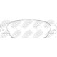Pastillas de freno NIBK PN0142