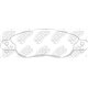 Pastillas de freno NIBK PN0185