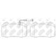 Pastillas de freno NIBK PN0196W