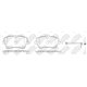 Pastillas de freno NIBK PN0199W
