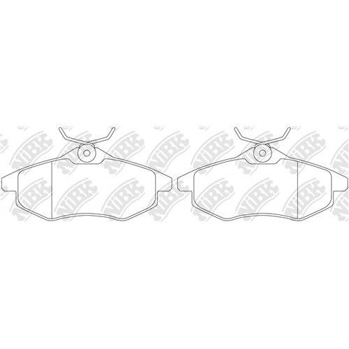 Pastillas de freno NIBK PN0207