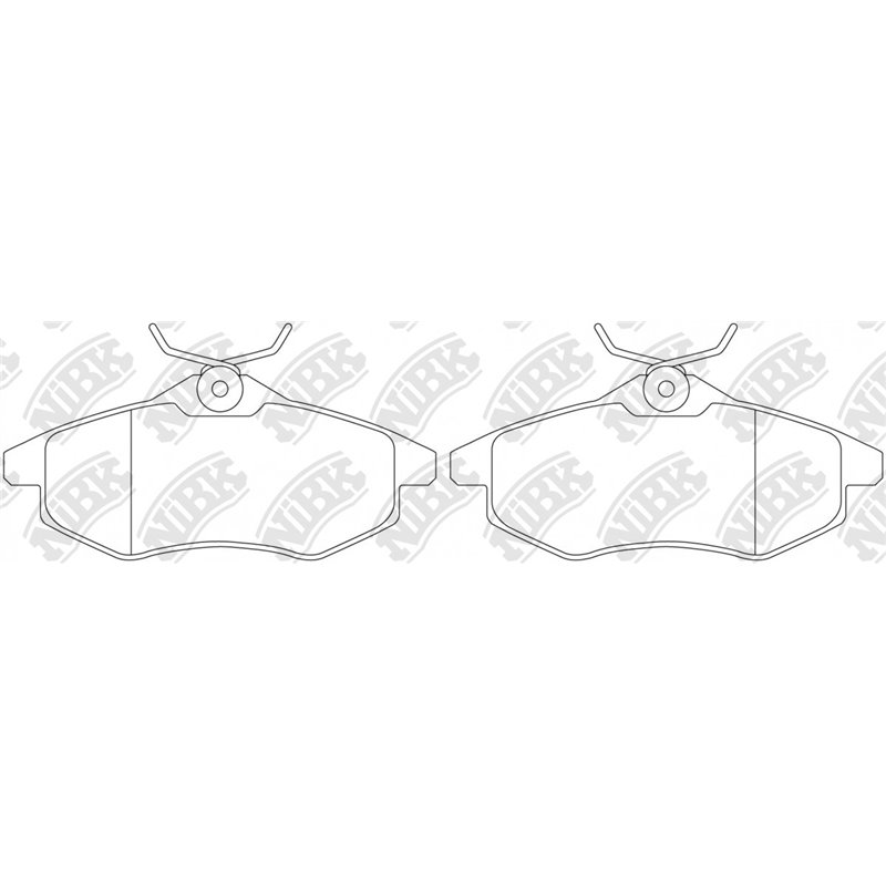Pastillas de freno NIBK PN0207