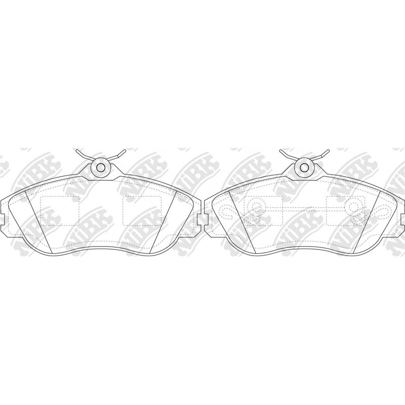 Pastillas de freno NIBK PN0252