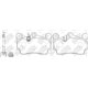 Pastillas de freno NIBK PN0347W