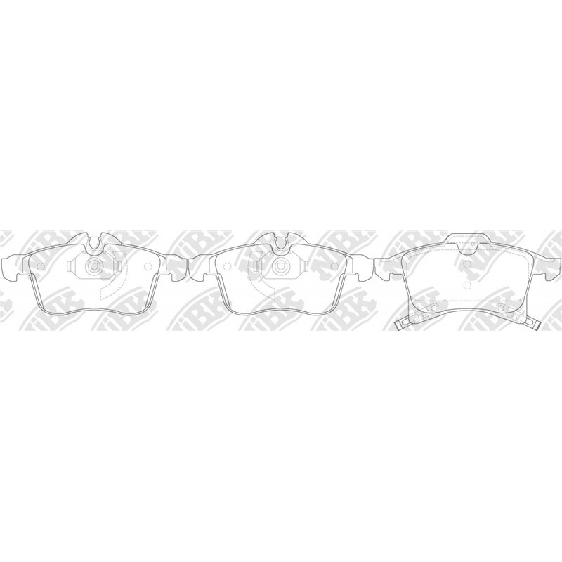 Pastillas de freno NIBK PN0355