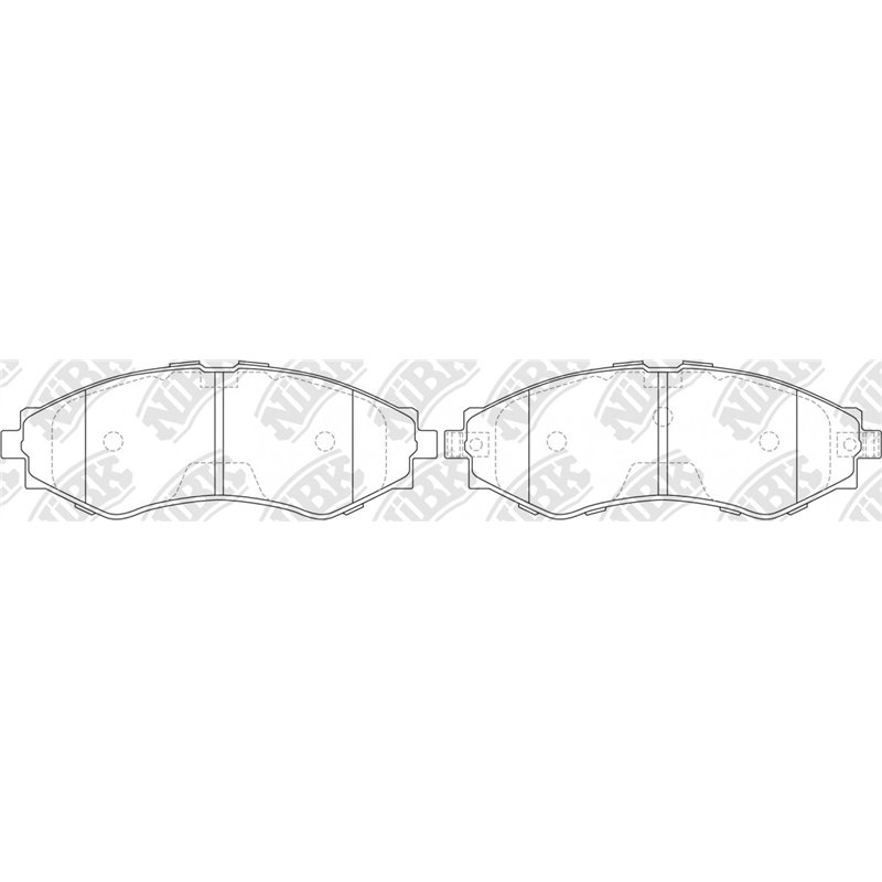Pastillas de freno NIBK PN0374