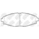Pastillas de freno NIBK PN0390