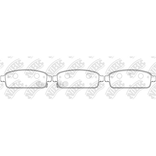 Pastillas de freno NIBK PN0392