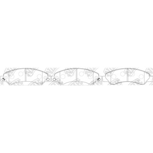 Pastillas de freno NIBK PN0400