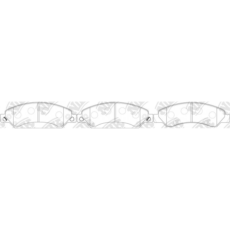 Pastillas de freno NIBK PN0400