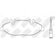 Pastillas de freno NIBK PN0406