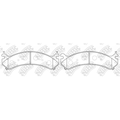 Pastillas de freno NIBK PN0409