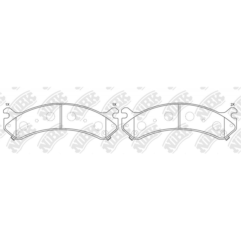 Pastillas de freno NIBK PN0409