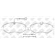 Pastillas de freno NIBK PN0410W