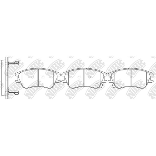 Pastillas de freno NIBK PN0439