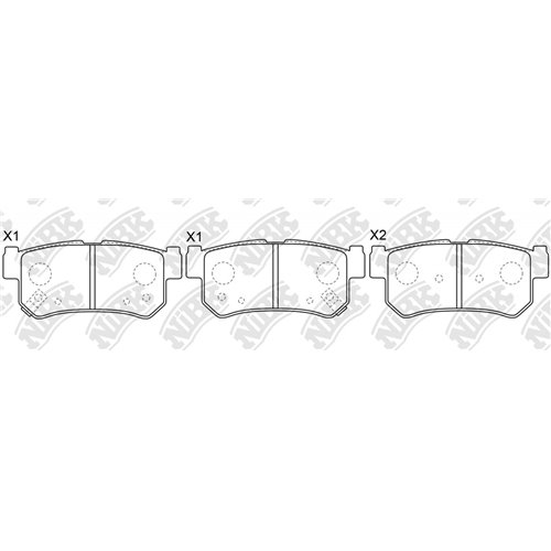 Pastillas de freno NIBK PN0440