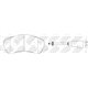 Pastillas de freno NIBK PN0444W