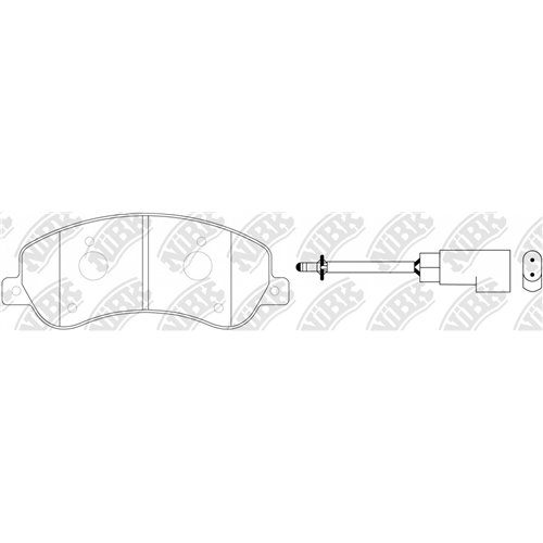 Pastillas de freno NIBK PN0444W