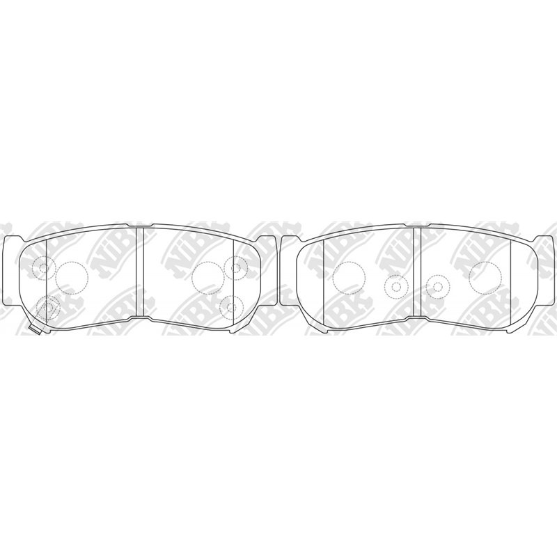 Pastillas de freno NIBK PN0447