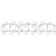 Pastillas de freno NIBK PN0457