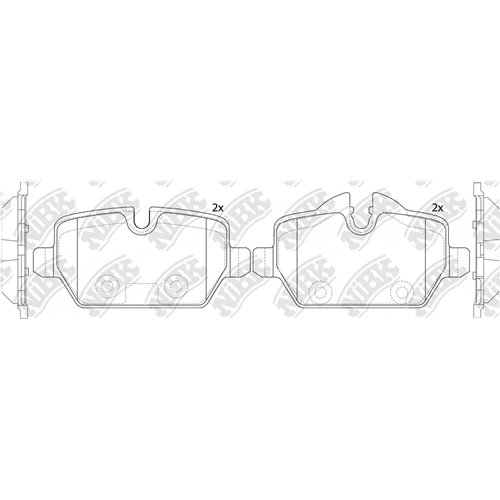 Pastillas de freno NIBK PN0549