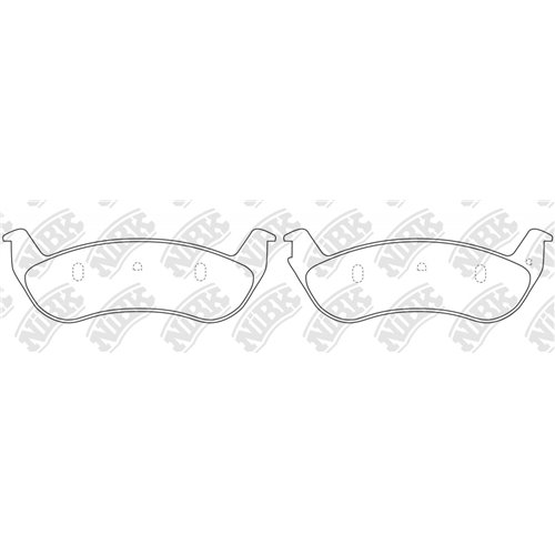 Pastillas de freno NIBK PN0604