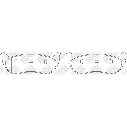 Pastillas de freno NIBK PN0607