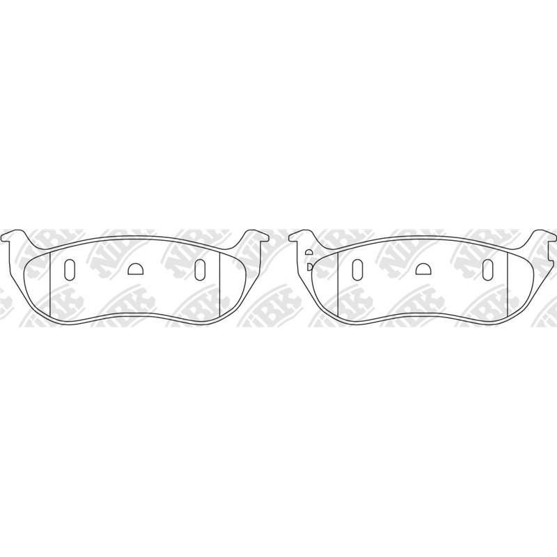 Pastillas de freno NIBK PN0607