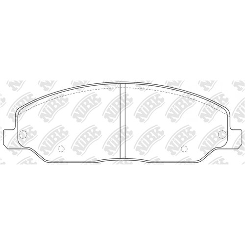 Pastillas de freno NIBK PN0614