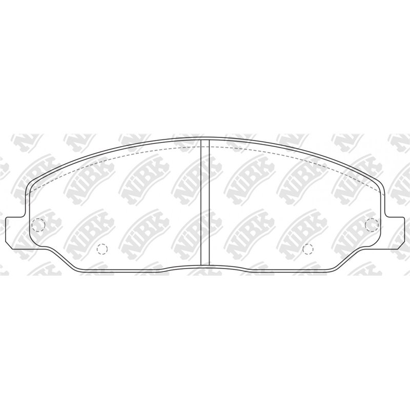 Pastillas de freno NIBK PN0614