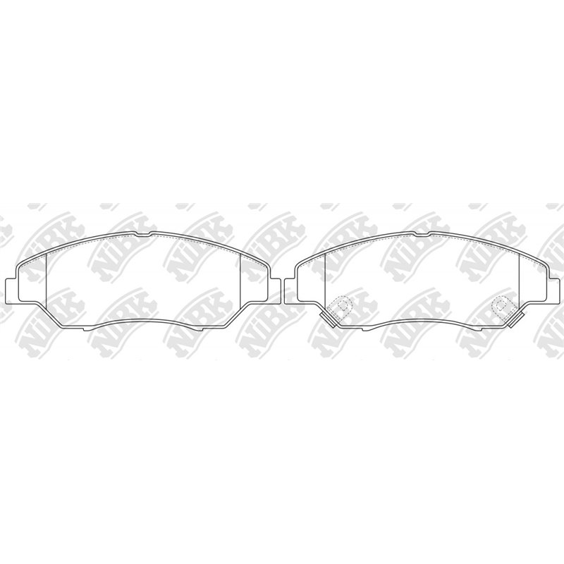 Pastillas de freno NIBK PN0634