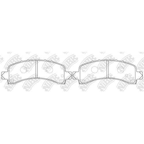 Pastillas de freno NIBK PN0656