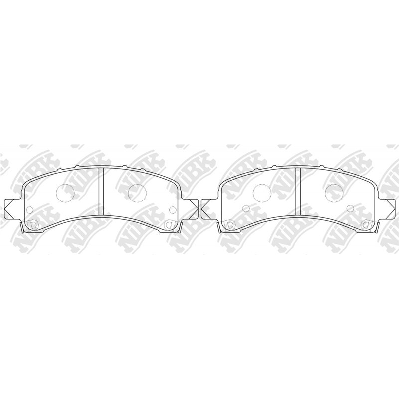 Pastillas de freno NIBK PN0656