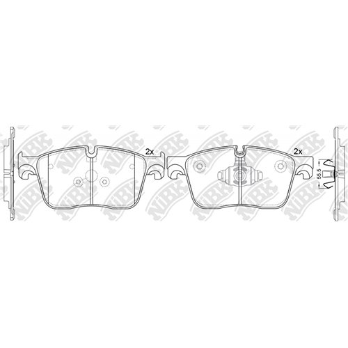 Pastillas de freno NIBK PN0724