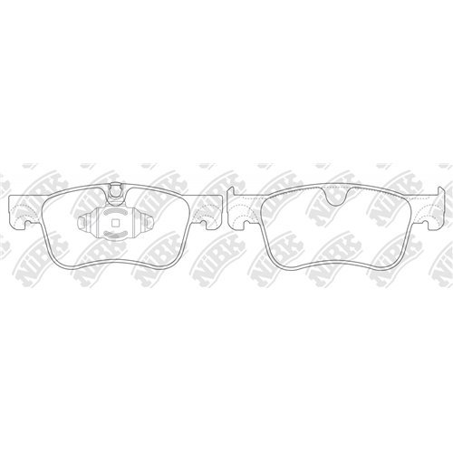 Pastillas de freno NIBK PN0734