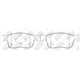 Pastillas de freno NIBK PN0742