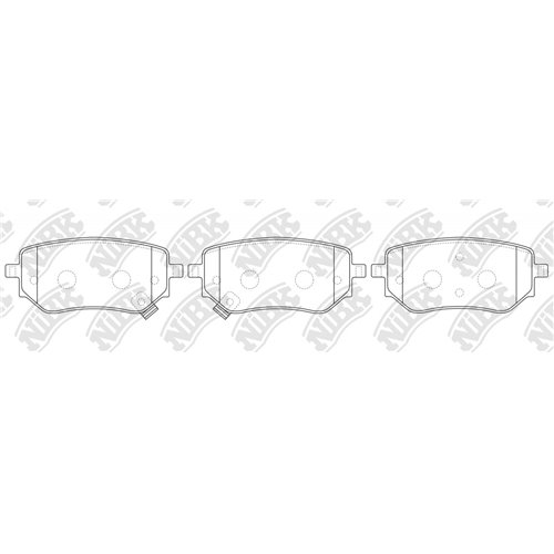 Pastillas de freno NIBK PN0761