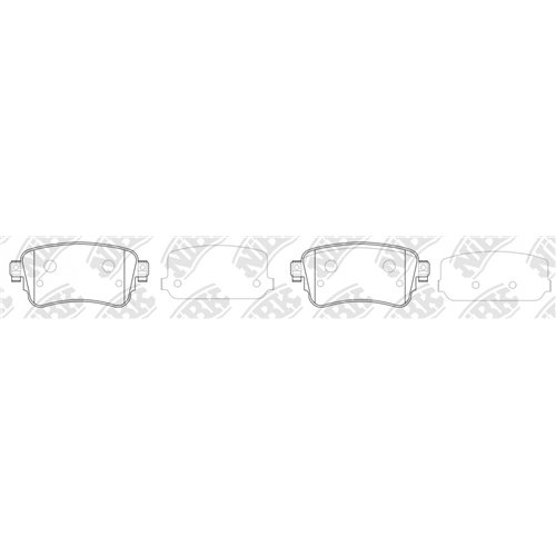 Pastillas de freno NIBK PN0793