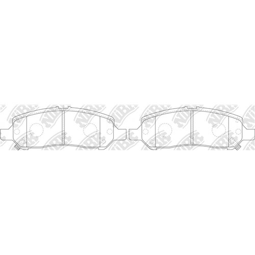 Pastillas de freno NIBK PN0851