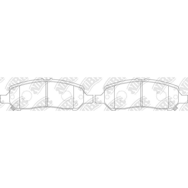 Pastillas de freno NIBK PN0851