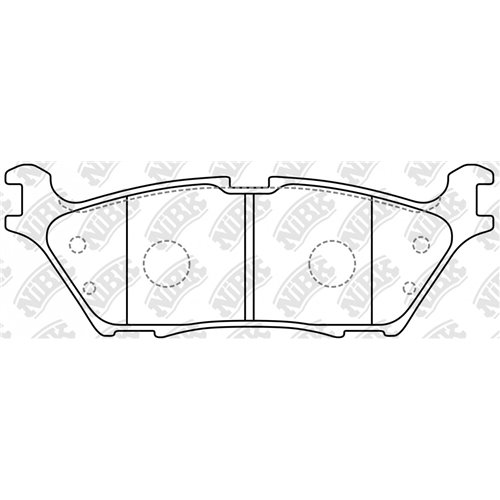 Pastillas de freno NIBK PN0879