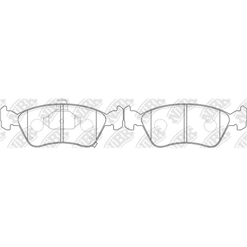 Pastillas de freno NIBK PN1170