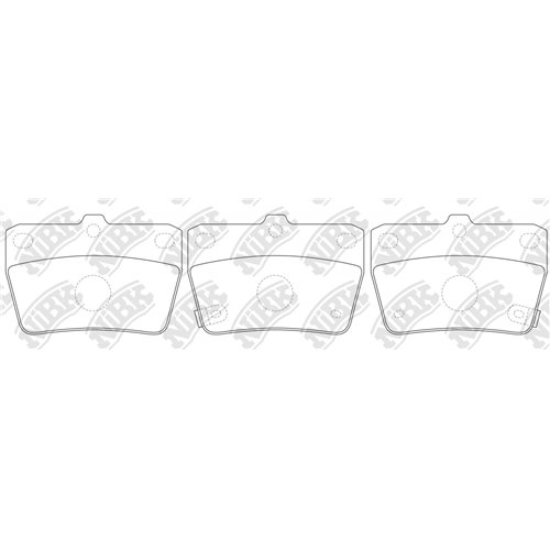 Pastillas de freno NIBK PN1424