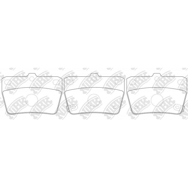 Pastillas de freno NIBK PN1424
