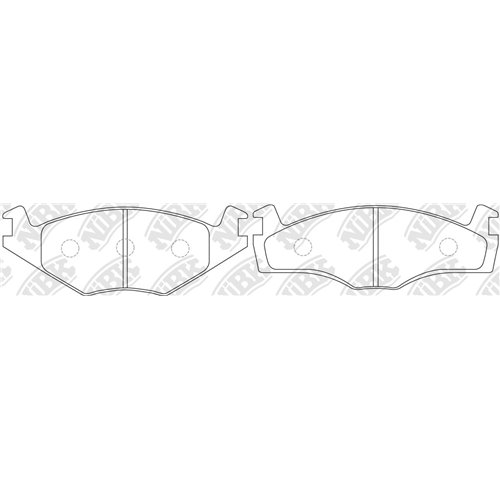 Pastillas de freno NIBK PN2121
