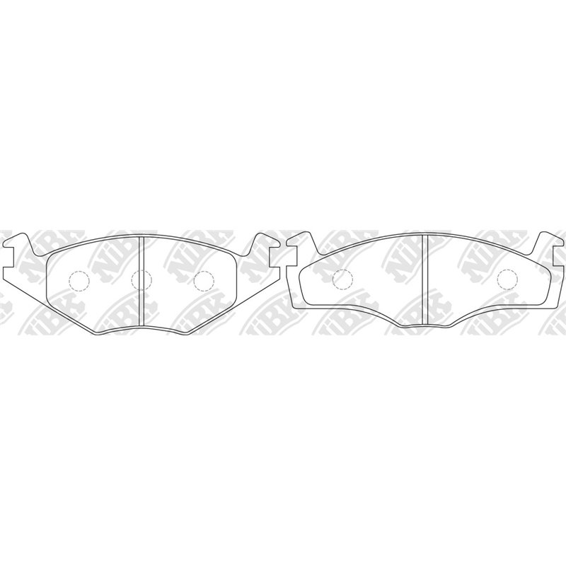 Pastillas de freno NIBK PN2121