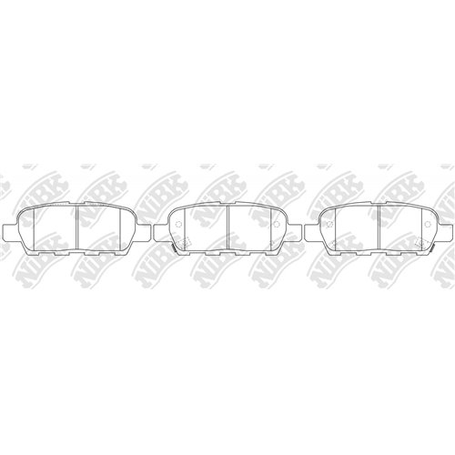 Pastillas de freno NIBK PN2466