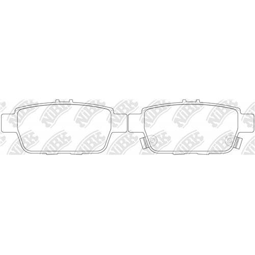 Pastillas de freno NIBK PN28004